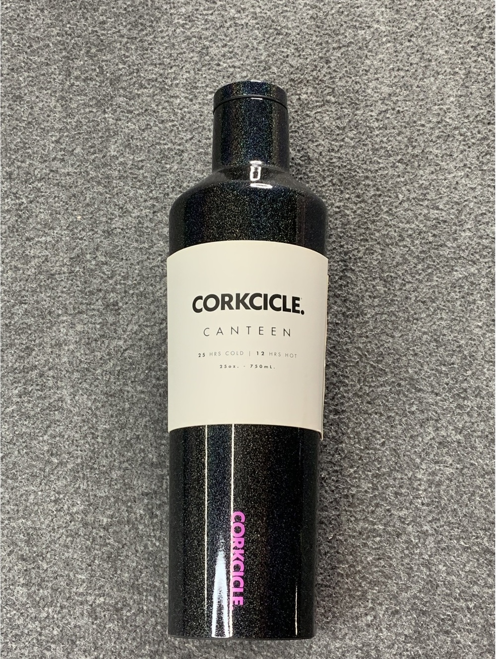 Corkcicle 25oz Canteen Stardust Stainless Steel Water Bottle